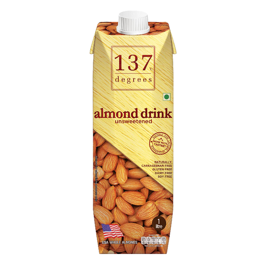 137 Degrees Almond Drink Unsweetened, 1L