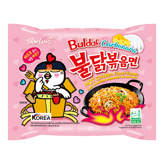 Samyang Buldak Carbonara Ramen Noodles, 130g