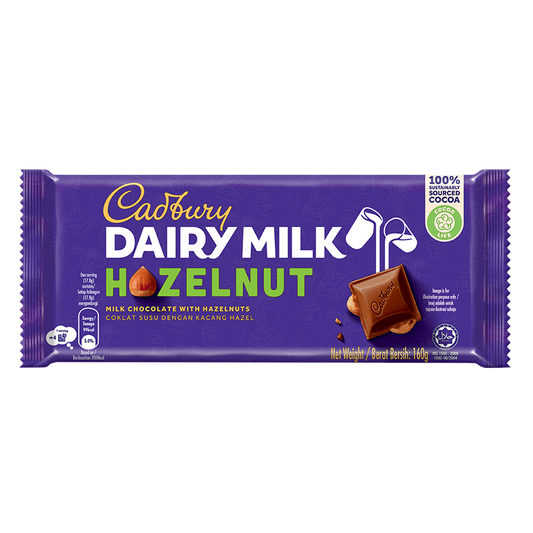 Cadbury Dairy Milk Hazelnut, 160g