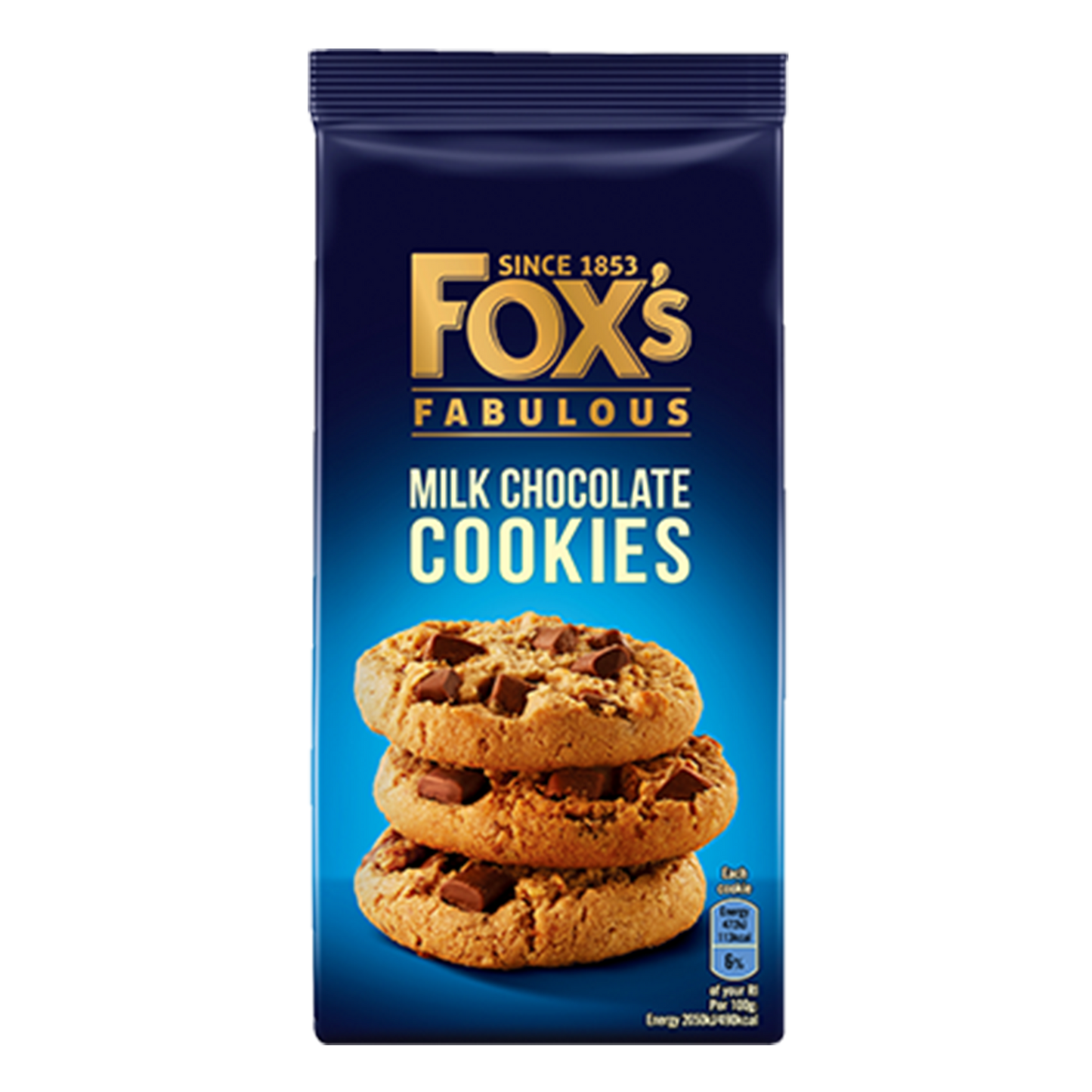 Fox's Fabulous Milk Chocolate Cookies, 180g