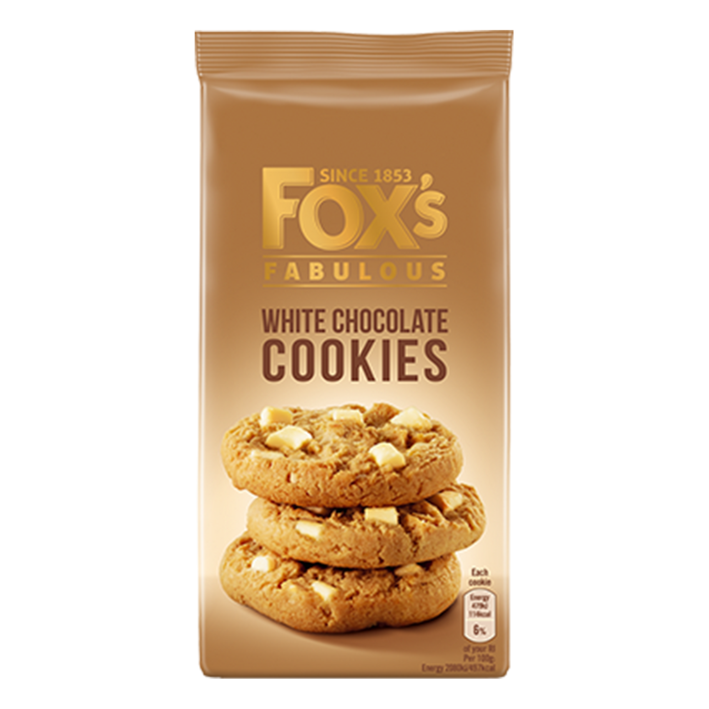 Fox's Fabulous White Chocolate Cookies, 180g