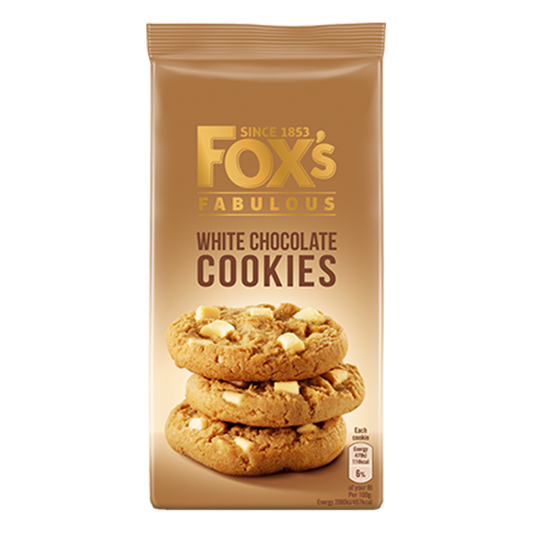 Fox's Fabulous White Chocolate Cookies, 180g