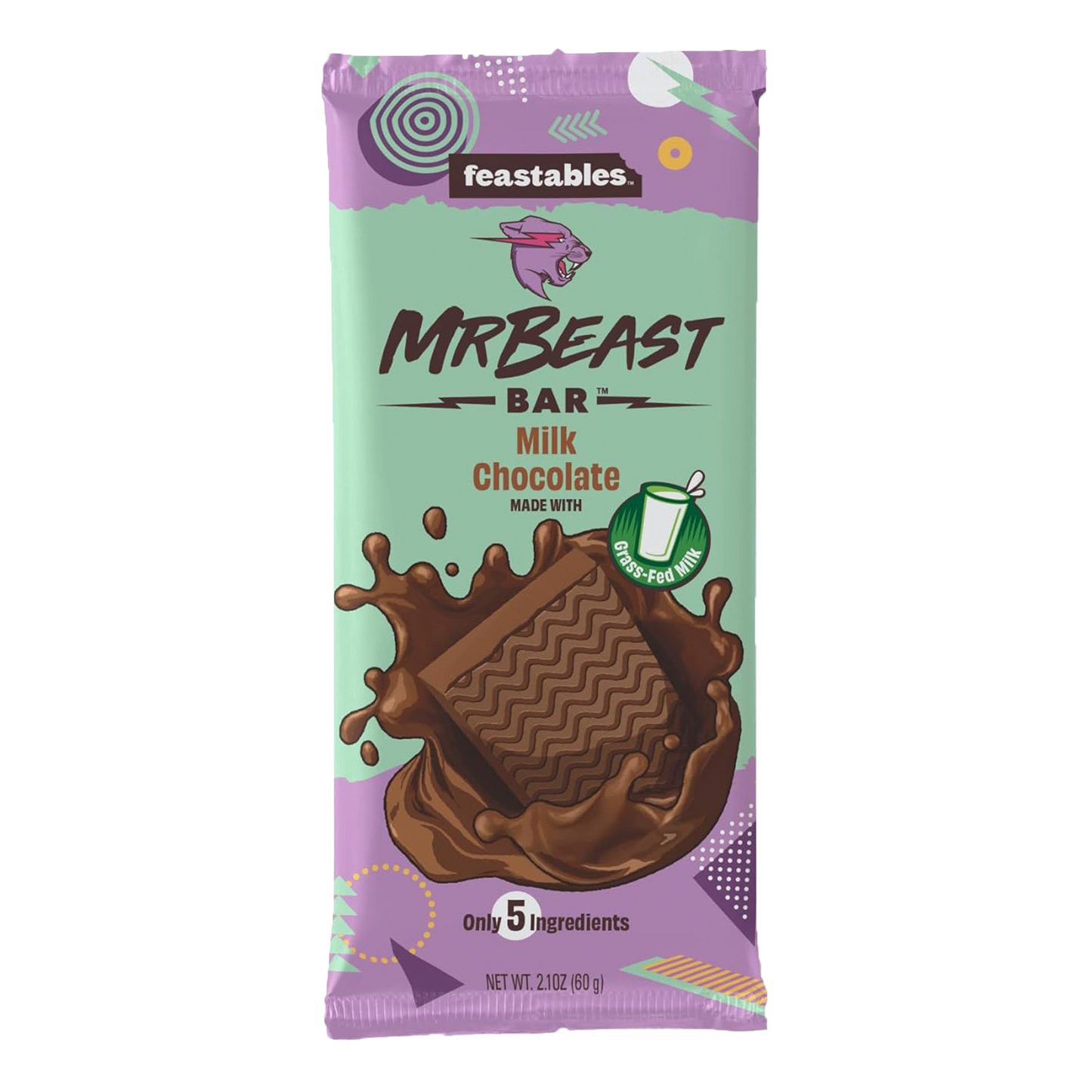 Mr. Beast Bar Milk Chocolate, 60g