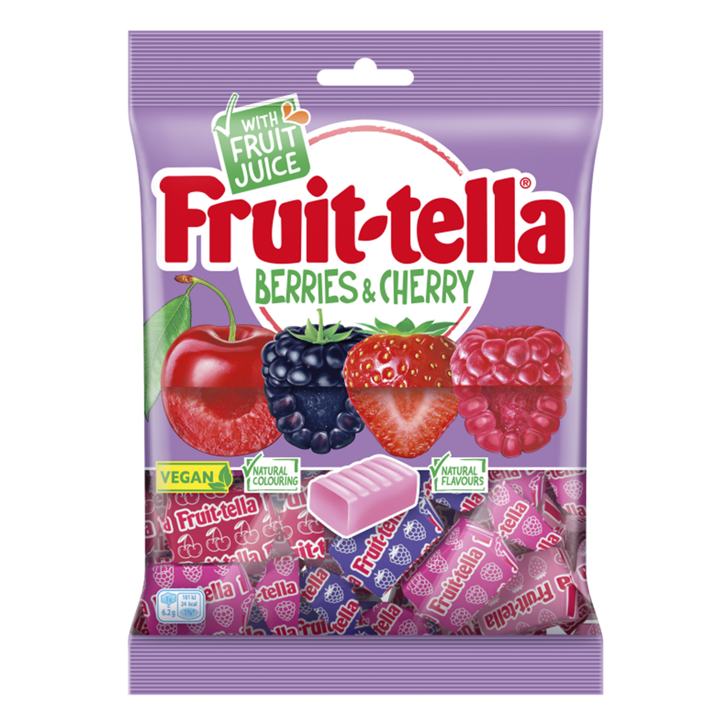 Fruit-tella Berries & Cherry Toffee, 170g