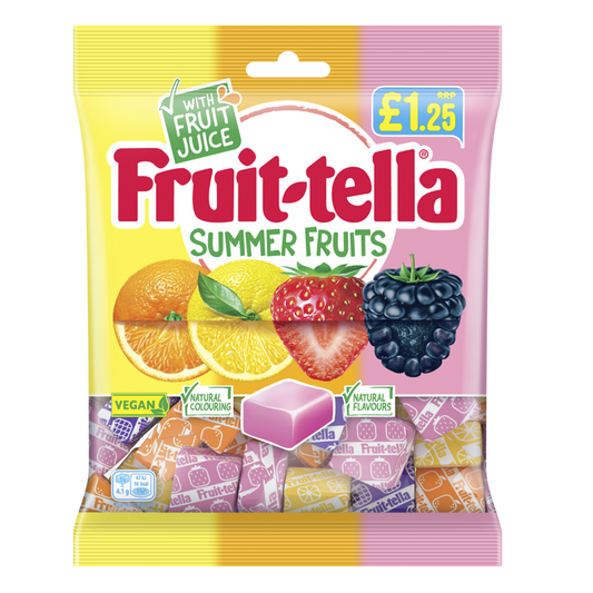 Fruit-tella Summer Fruits Toffee, 135g