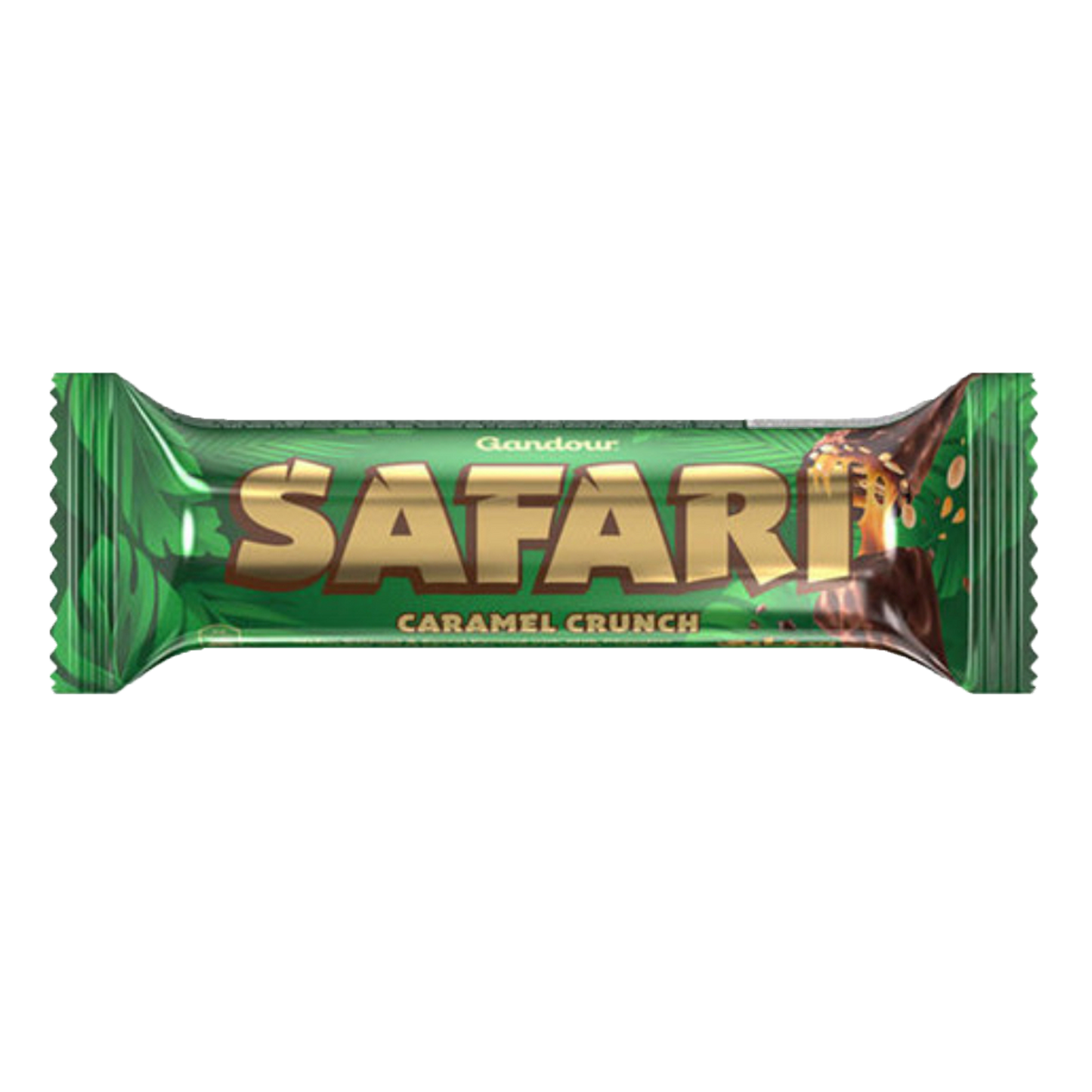 Gandour Safari Caramel Crunch Bar, Pack of 24 x 22g