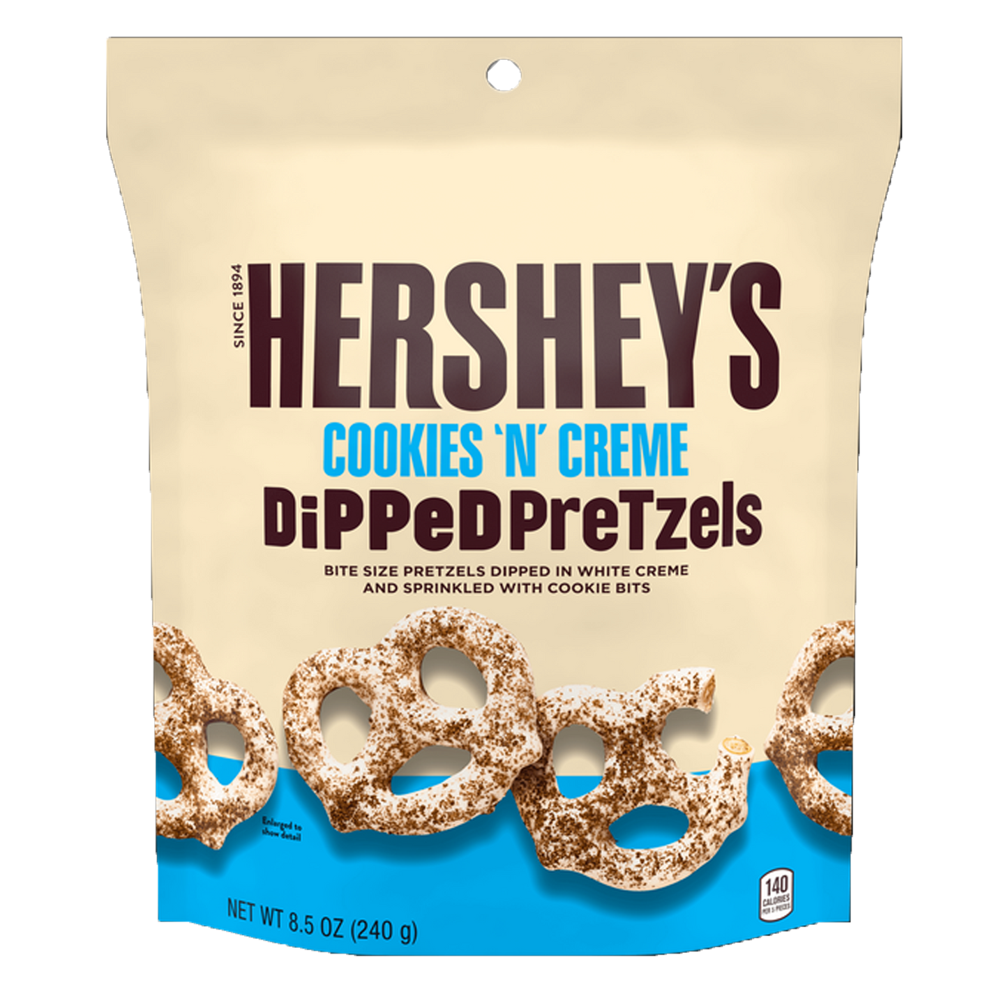 Hershey's Pretzels Cookies 'N' Creme Dipped, 240g