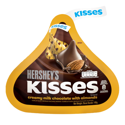 Hershey's Kisses Milk with Almond, 150g