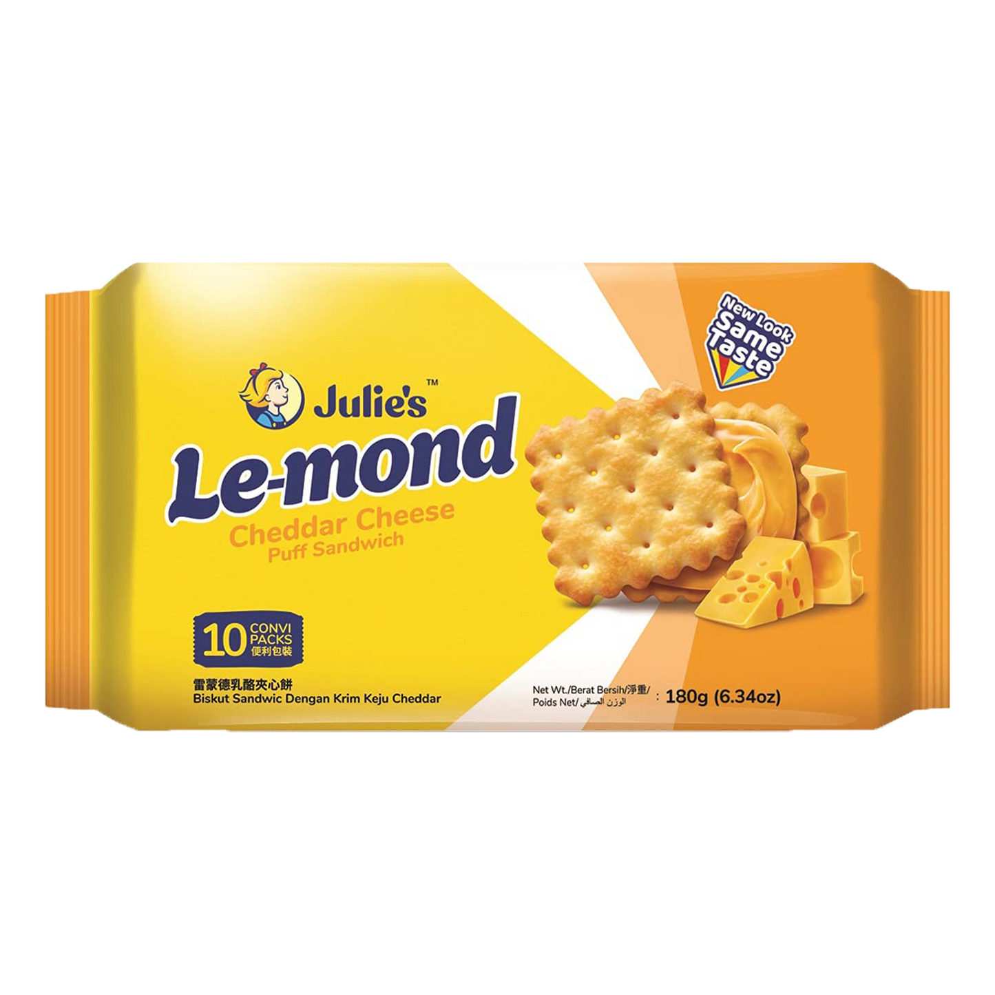 Julie's Lemond Cheddar Cheese Sandwich, 180g