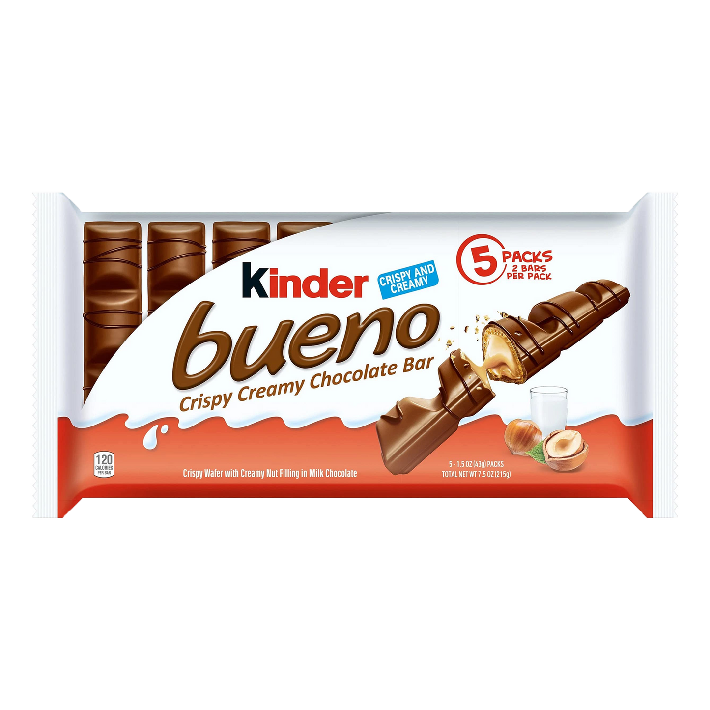 Kinder Bueno Family Pack, Pack of 5 x 43g