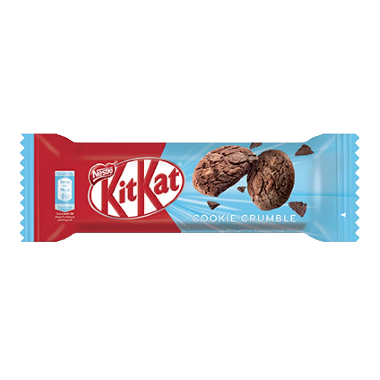 KitKat 2 Fingers Cookies Crumble, Pack of 18 x 18.5g