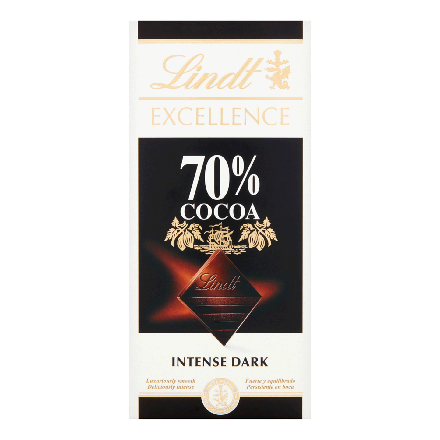 Lindt Excellence Dark 70% Bar, 100g