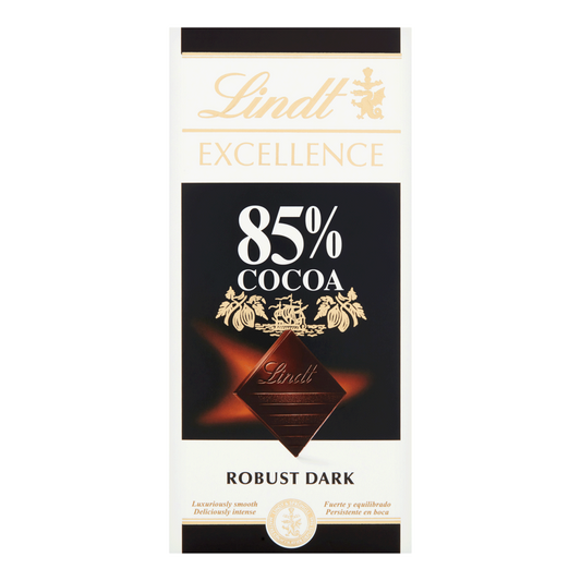 Lindt Excellence Dark 85% Bar, 100g