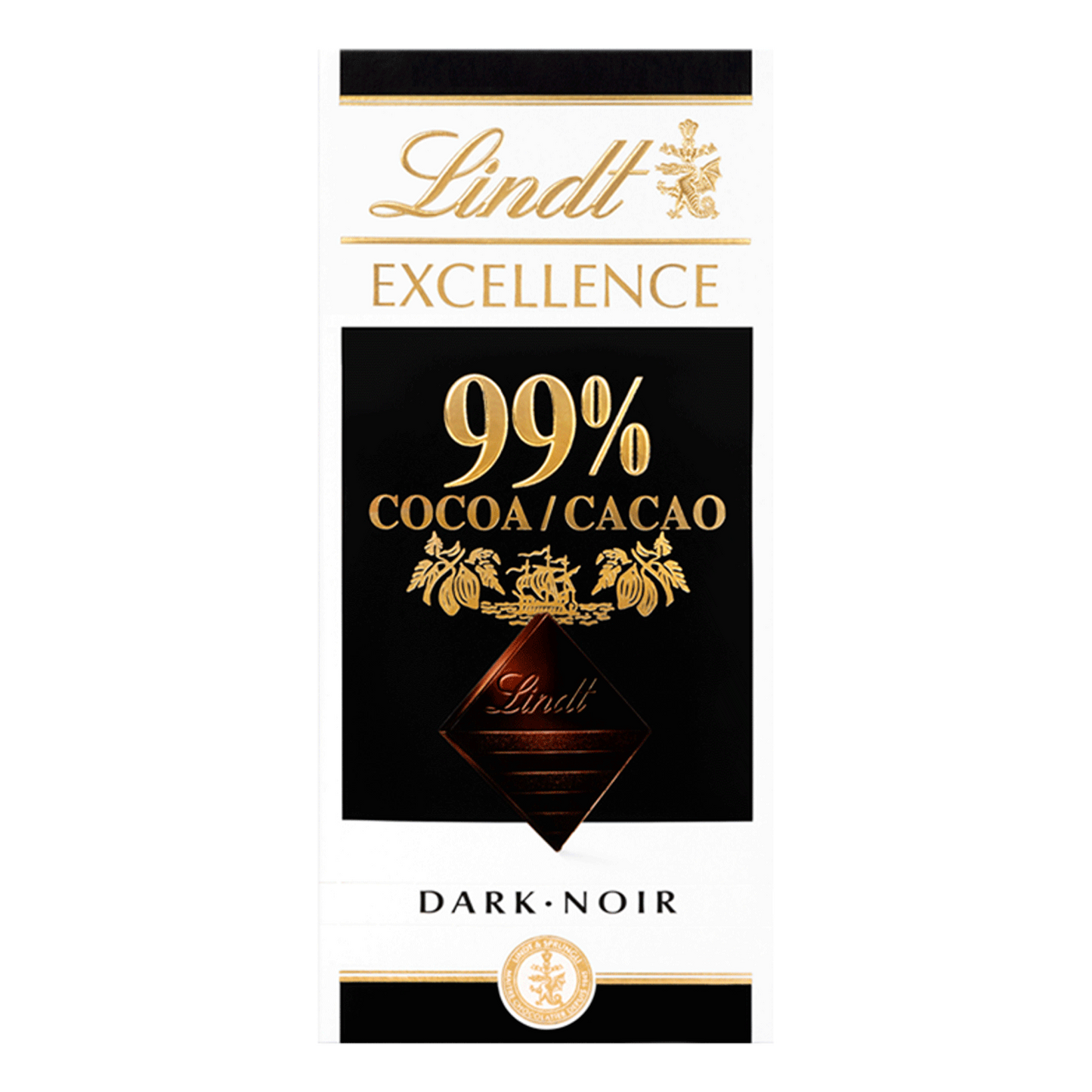 Lindt Excellence Dark 99% Bar, 50g