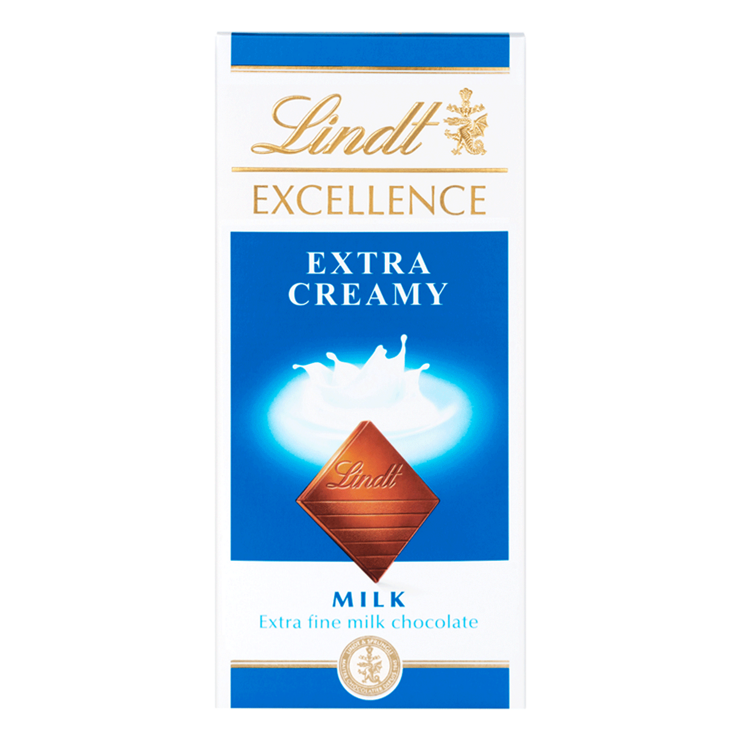 Lindt Excellence Milk Extra Creamy Bar, 100g