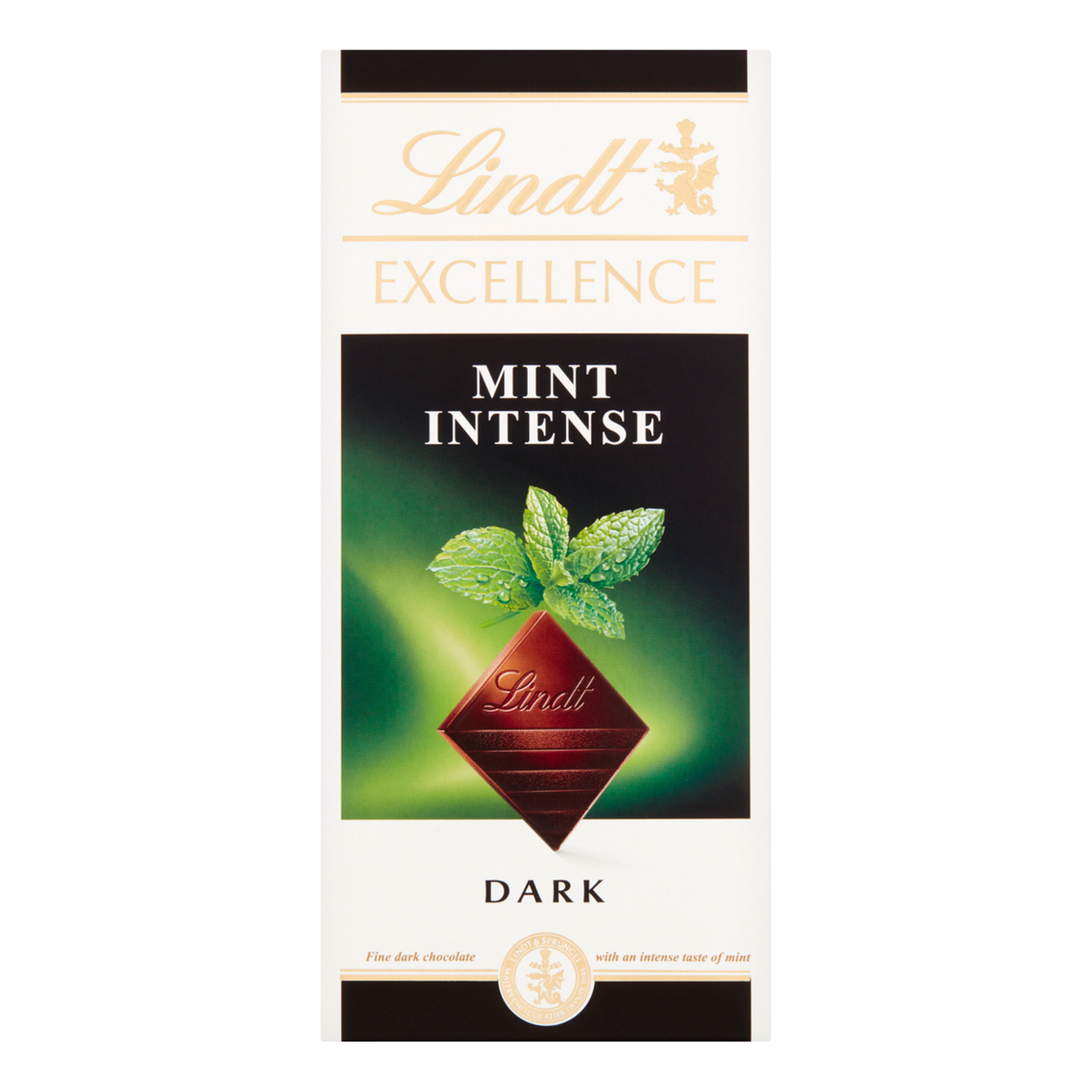 Lindt Excellence Dark Mint Intense Bar, 100g