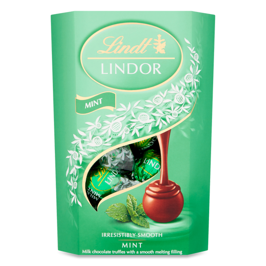 Lindt Lindor Mint Truffles Gift Box, 200g