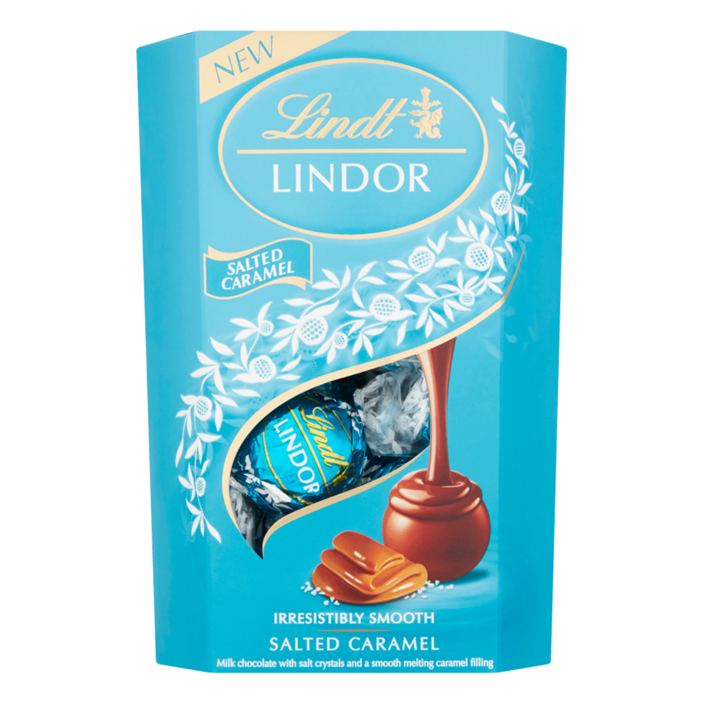 Lindt Lindor Salted Caramel Truffles Gift Box, 200g