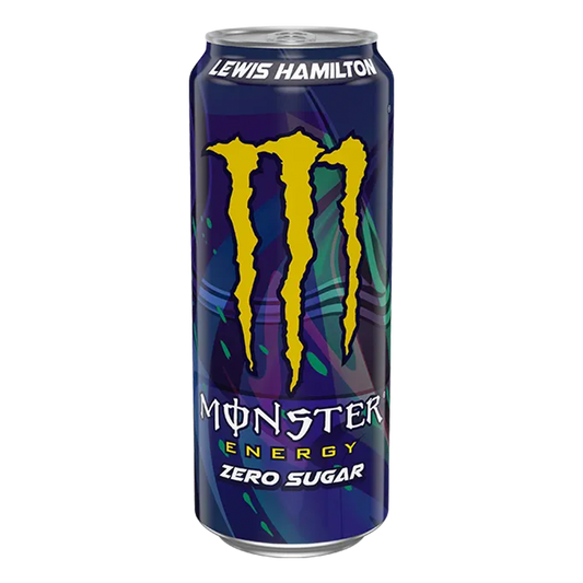 Monster Energy Lewis Hamilton Zero Sugar, Pack of 12 x 500ml