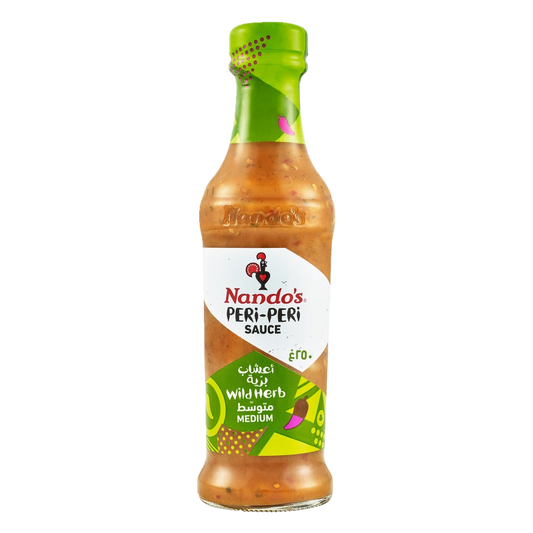 Nando's Peri Peri Sauce Wild Herb Medium, 250g