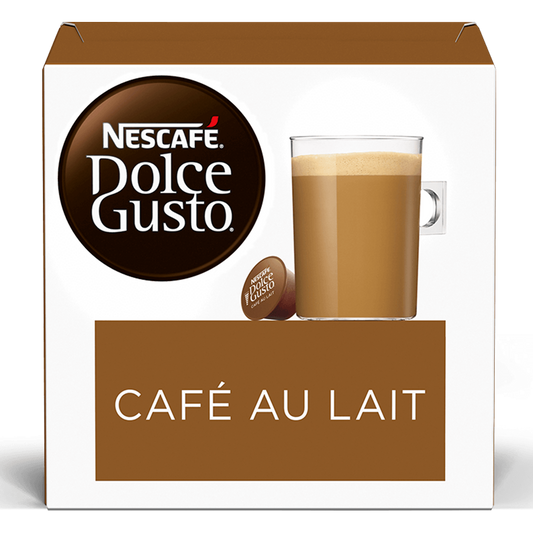 Nescafe Dolce Gusto Cafe Au Lait Coffee, 16 capsules