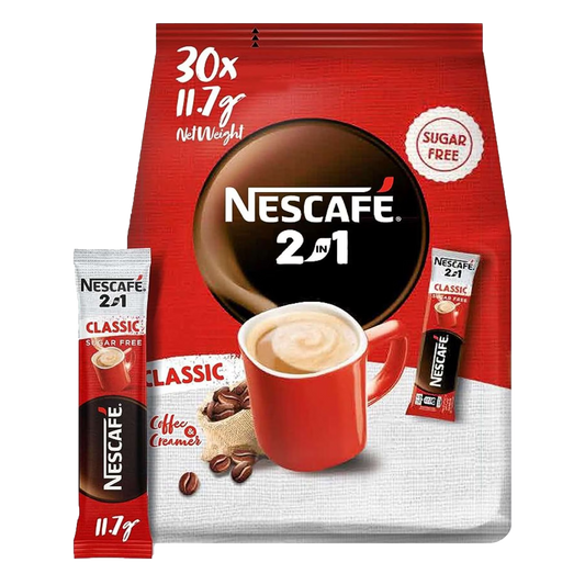 Nescafe 2 in 1 Classic Sugarfree Coffee, 30 sachets x 11.7g