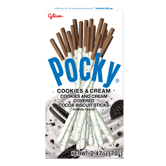 Pocky Stick Cookies & Cream, Pack of 5 x 70g