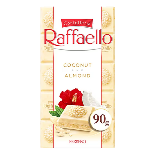 Raffaello White Coconut and Almond Bar, 90g