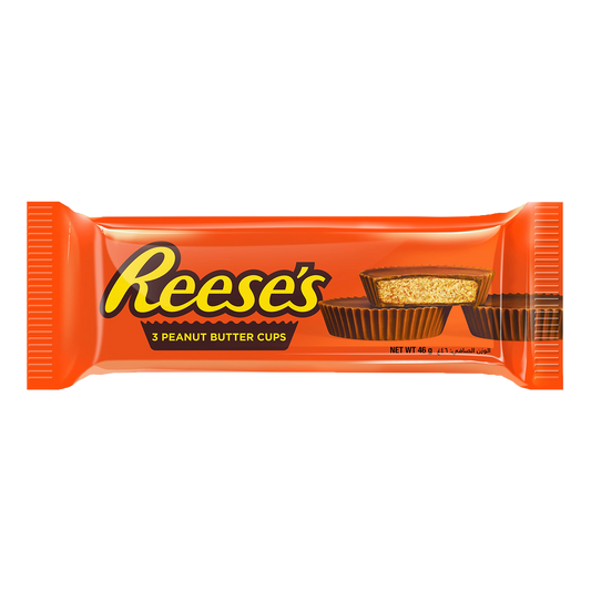 Reese's 3 Peanut Butter Cups, Pack of 48 x 46g