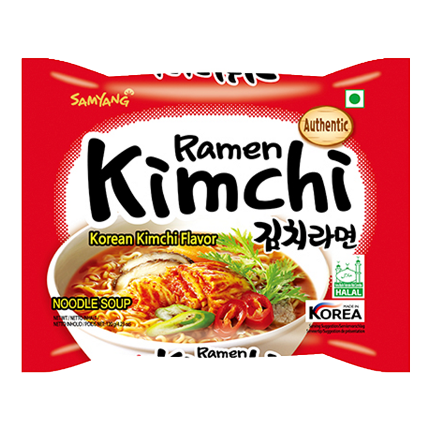 Samyang Kimchi Ramen Noodles, 120g