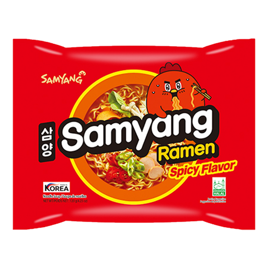 Samyang Spicy Ramen Noodles, 120g