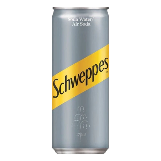 Schweppes Soda Water, Pack of 12 x 320ml