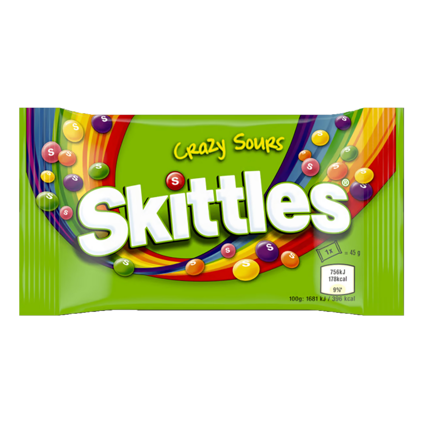 Skittles Crazy Sours Candy, 38g