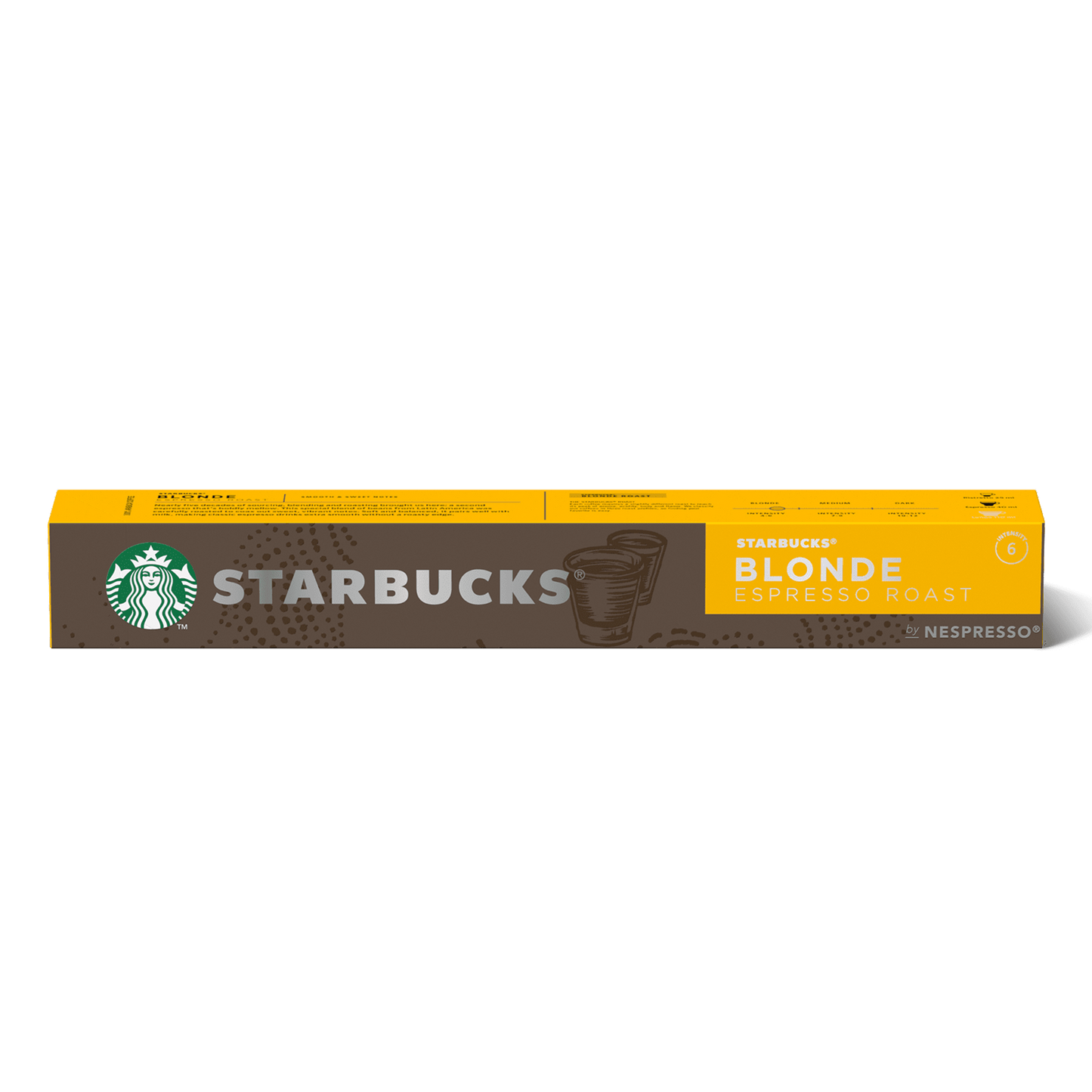 Starbucks Blonde Espresso Roast Coffee, 10 capsules