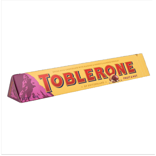 Toblerone Swiss Fruit and Nuts Chocolate, 100g