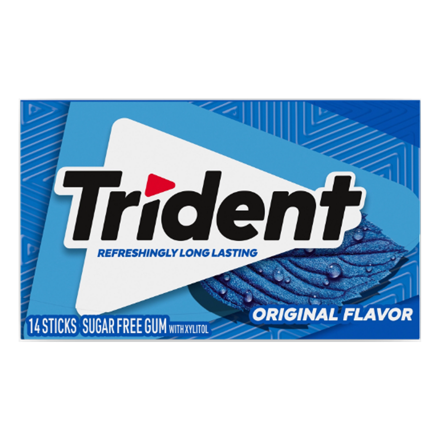 Trident Original Sugar Free Gum, Pack of 12 x 30g