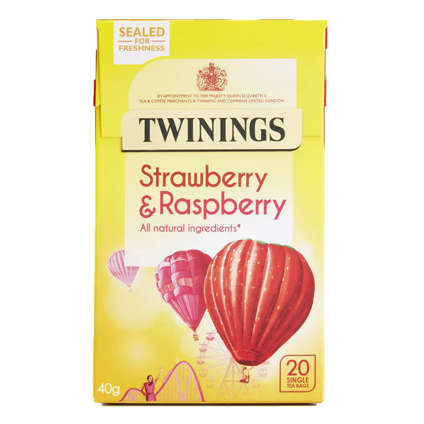 Twinings Strawberry & Raspberry, 20 tea bags