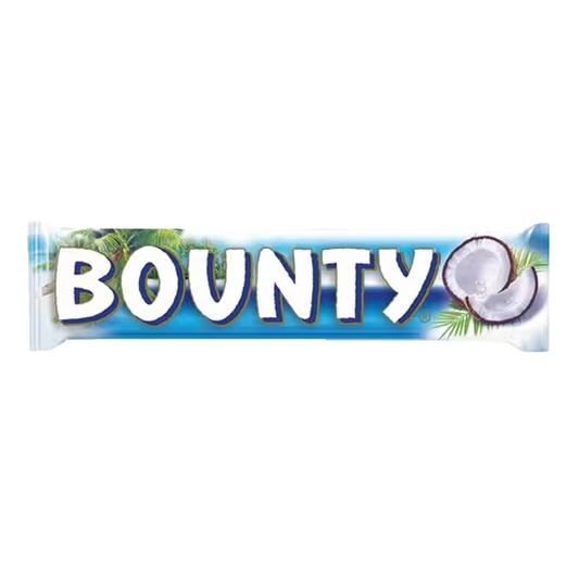 Bounty Milk Chocolate Bars, Pack of 24 x 55g